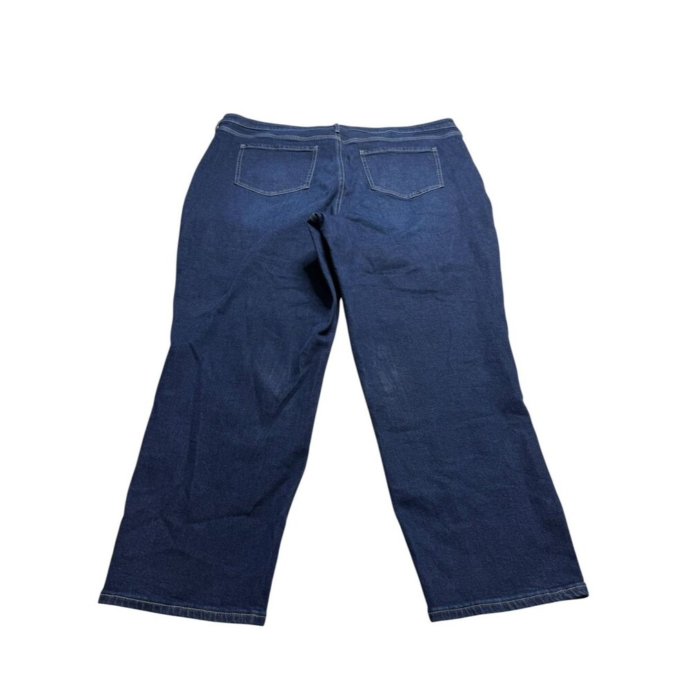 NYDJ Margot Seams Girlfriend Jeans Lift & Tuck Technology Dark Wash Plus Sz 20W - Picture 2 of 15